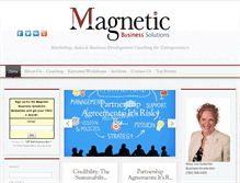 Tablet Screenshot of magneticbusinesssolutions.com